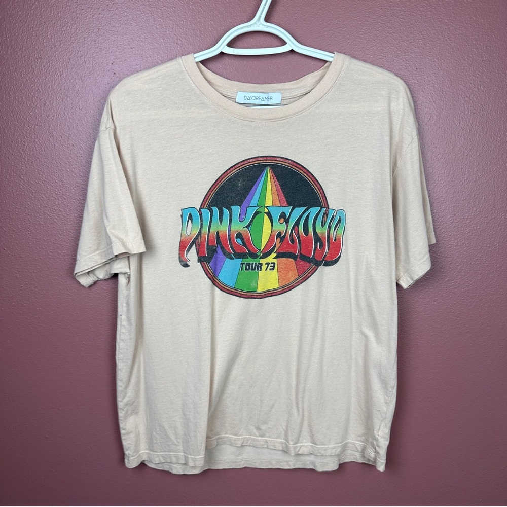Daydreamer Pink Floyd Tour '73 Graphic Tee Size Small
